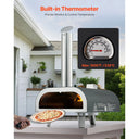 SucceBuy Outdoor Pizza Oven Wood Fired Pellet Pizza-Stove w