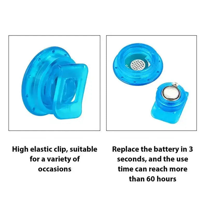 LED Safety Clip Light for Night Running and Cycling