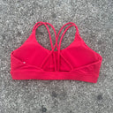 Breathable Cross Fitness Bra Nylon Spandex Top