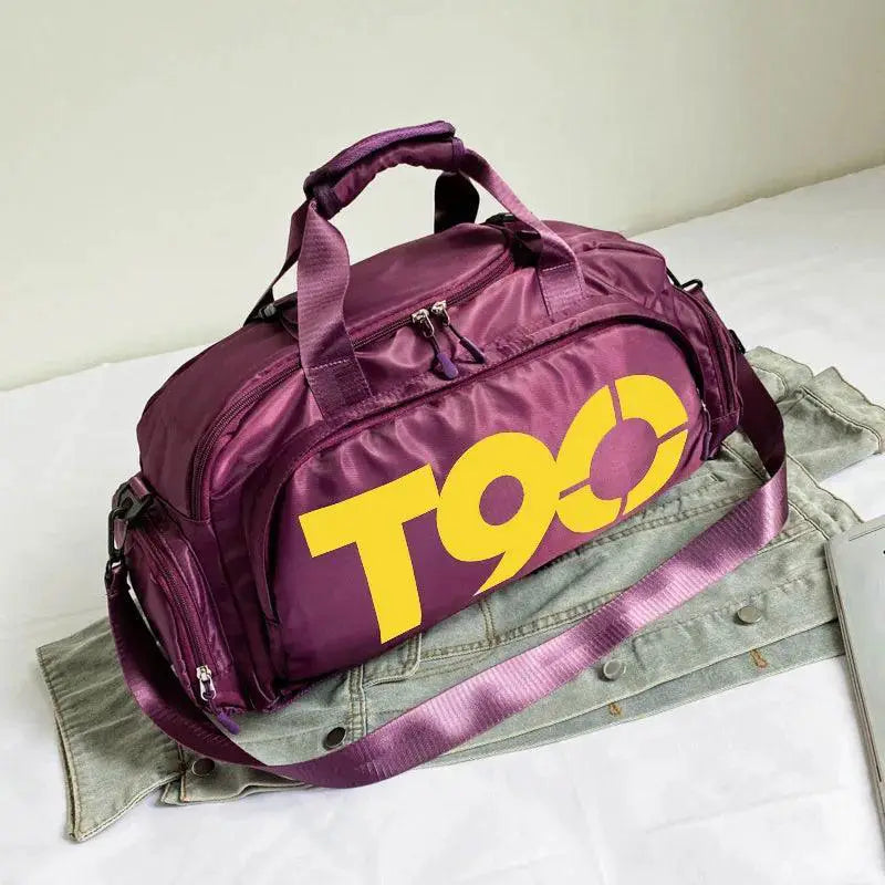 T90 Fitness Wet And Dry Travel Bag For Women Sports Training