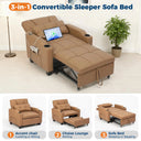USB Adjustable Upholstered Couch