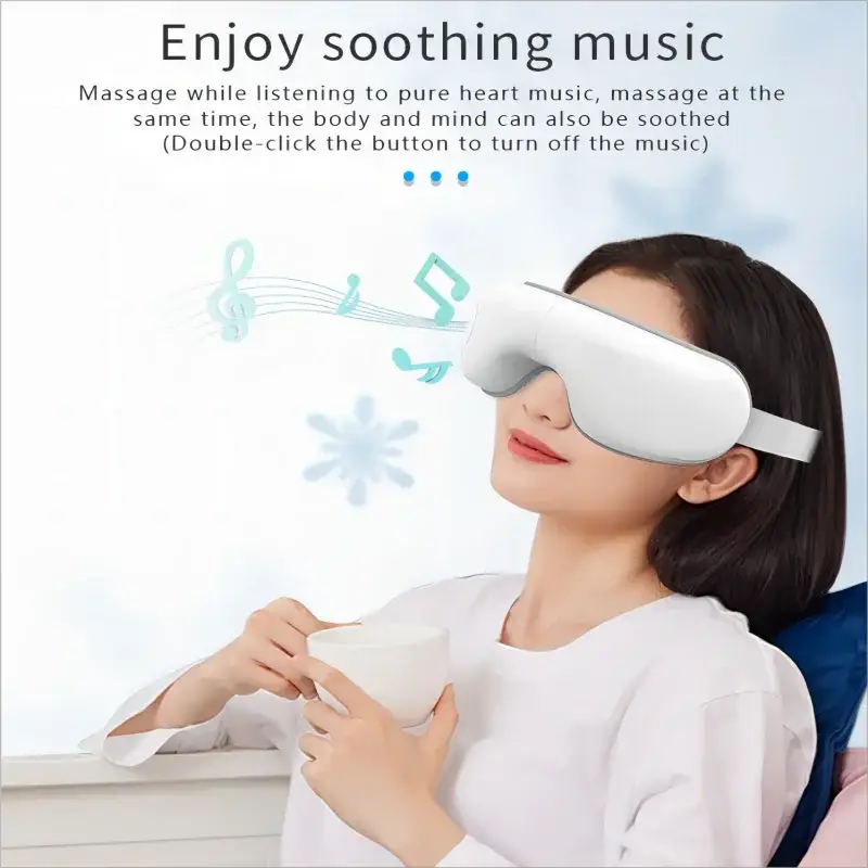 Eye Massager With Heat For Migraines And Eye Strain Relief