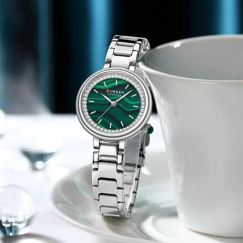 Curren Ladies Quartz Wristwatch Elegant Steel Timepiece