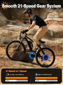 Eskute Adult Electric Mountain Bike 48v 500w