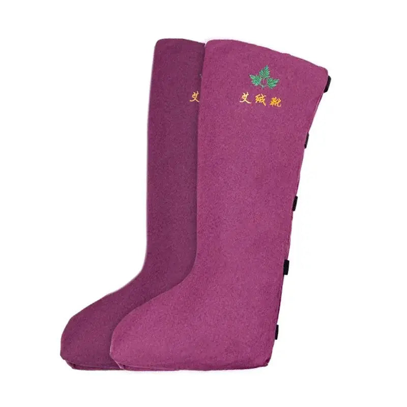 Electric Foot Moxibustion Boots Wormwood Hot Compress Legs Keep Warm Joint Massage Relaxation Muscles Helps Sleep Foot Massager