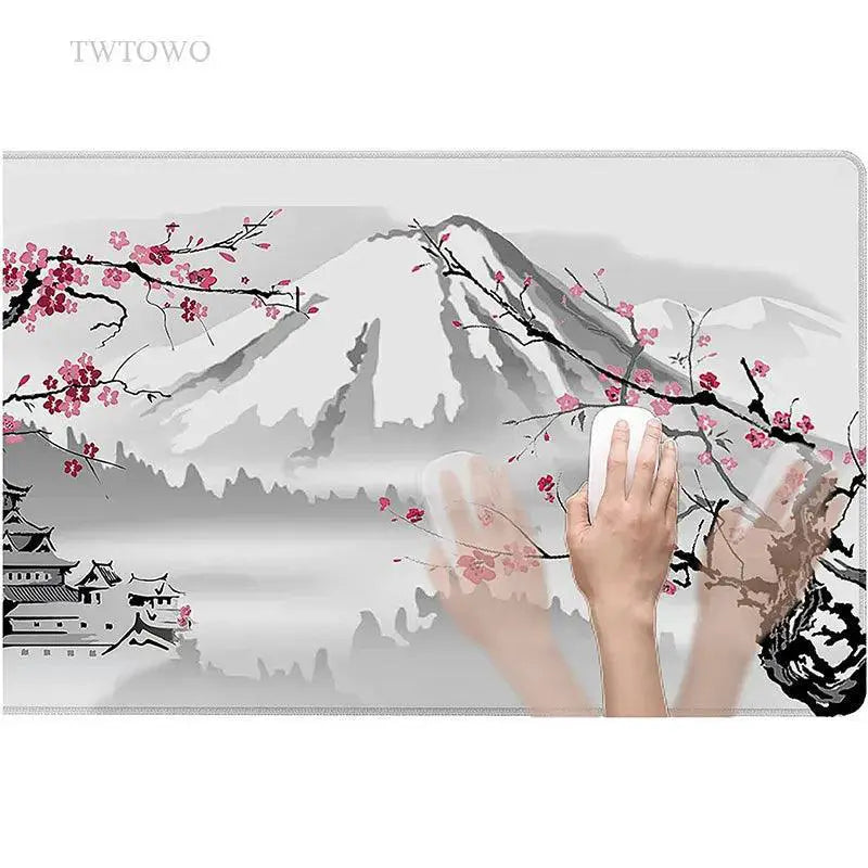 Japanese Cherry Blossom XL Gaming Mousepad Upgrade Setup