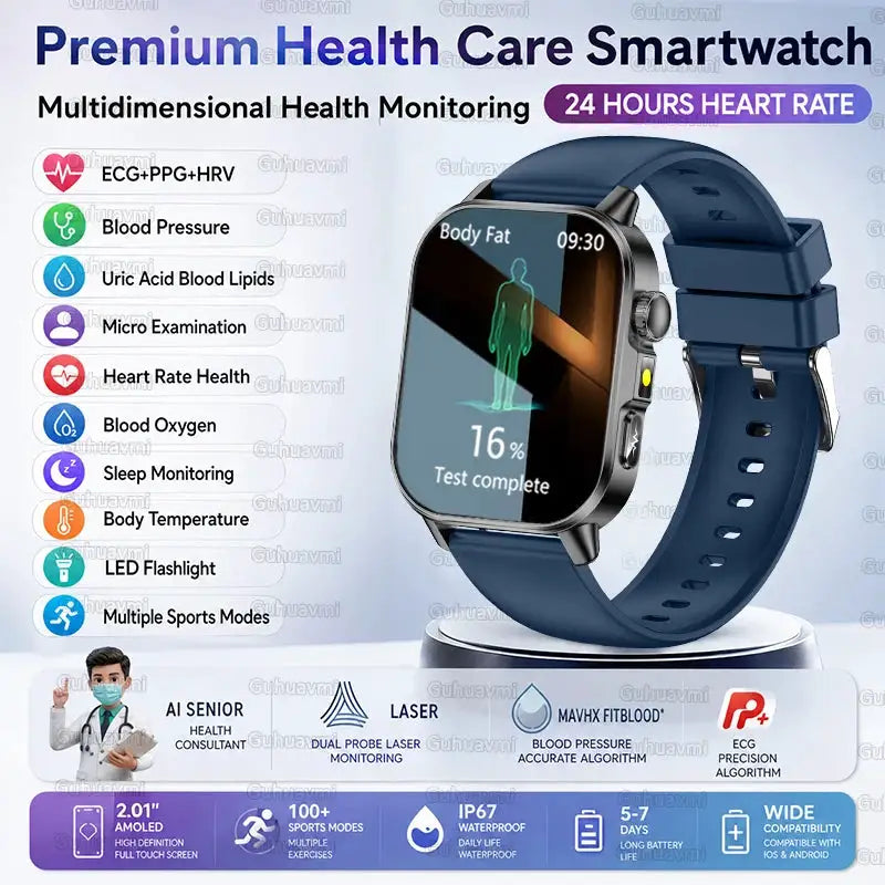AI ECG Health Smart Watch For Men — product view 8