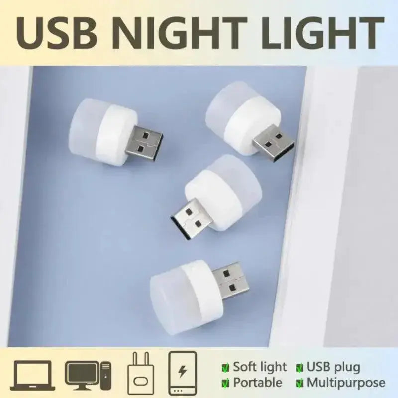 Mini USB LED Night Light With Colorful USB Lighting Options