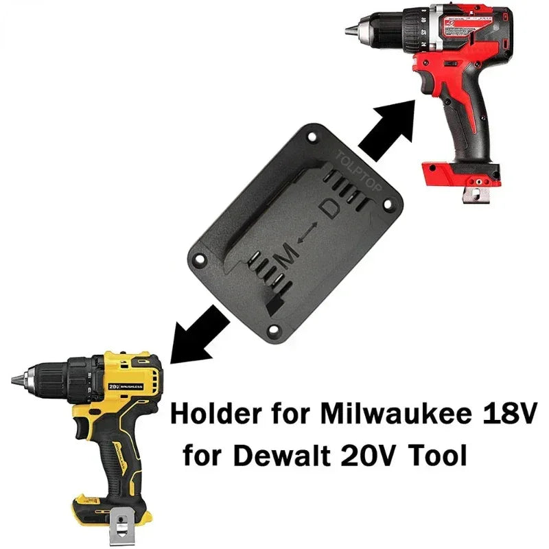 Milwaukee 14.4V Battery Tool Wall Mount Holder Compact