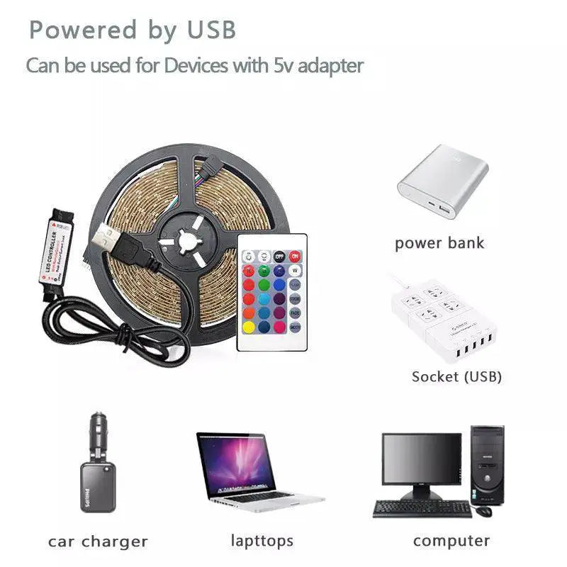 RGB LED Light Strips for Elevating Your Gaming Setup