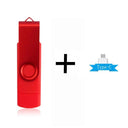 USB Flash Drive 3-in-1 Metal Pen Drive High Capacity Storage