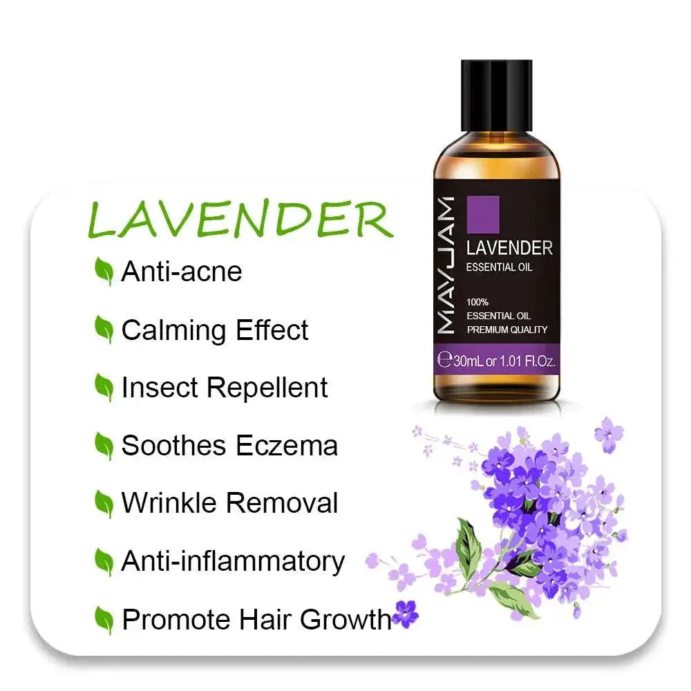 Pure Essence Aromatherapy Oil Set for Natural Wellness