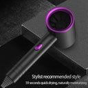 Cordless Hair Dryer: Hair Dryer 110V~240V International Voltage Electric Hair Brush Professional Quick Dry Dryer