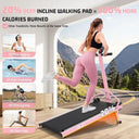 Portable Manual Treadmill With Handle Bar For Home Use 500 Lb