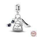 Sterling Silver Heels Lipstick Camera