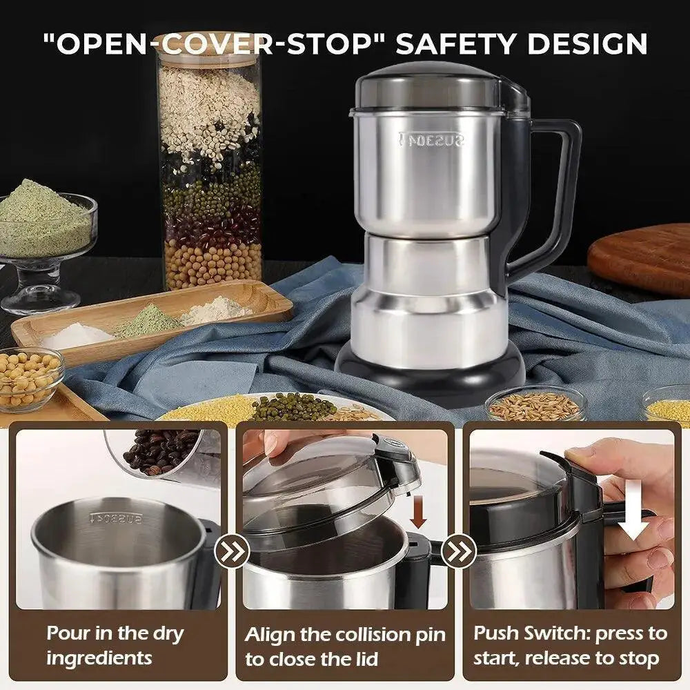 Electric Coffee And Spice Grinder Multifunctional Appliance