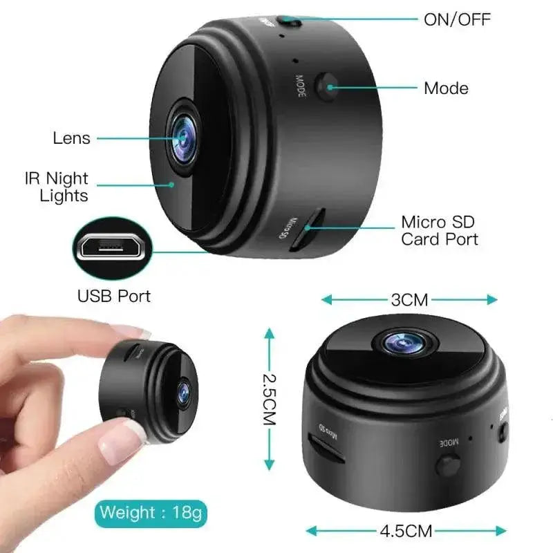 HD Night Vision Security Camera Enhanced Surveillance Kit