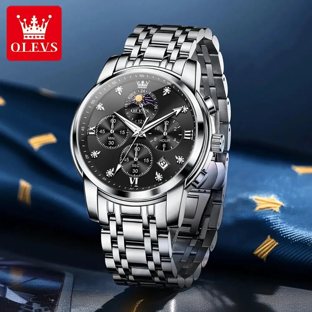 Olevs Premium Steel Quartz Watch — product image 6
