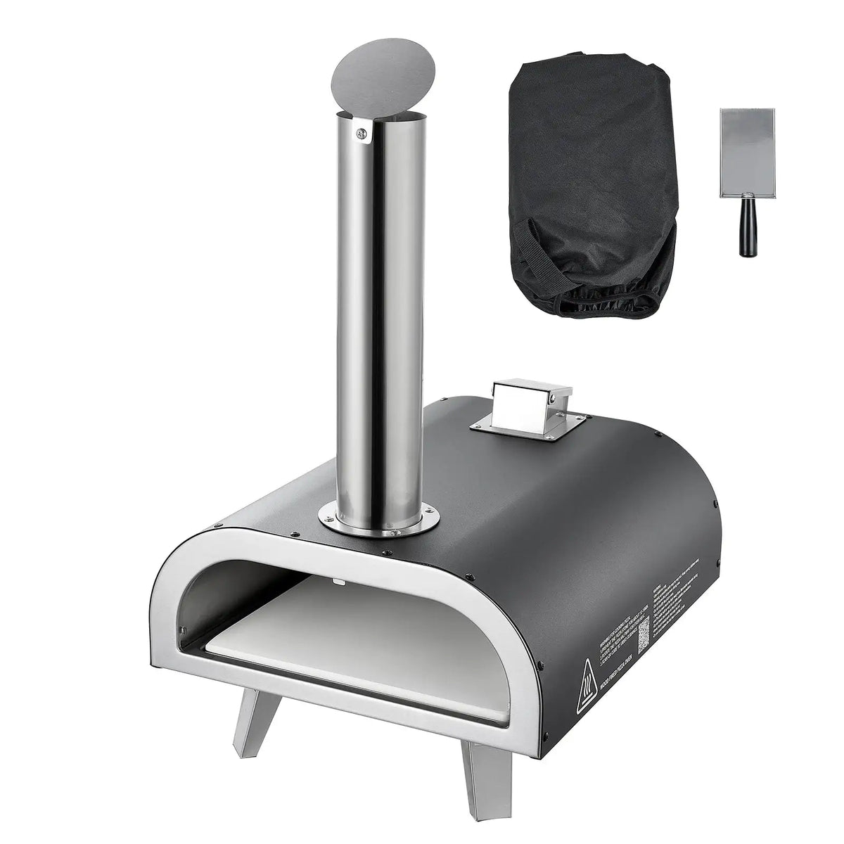 SucceBuy Outdoor Pizza Oven Wood Fired Pellet Pizza-Stove w — product view 1