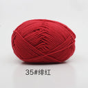 40-50g/Set 4ply Milk Cotton Knitting Yarn For Crafts Use