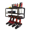 Power Tool Rack Electric Drill Holder Wall Mount Organizer
