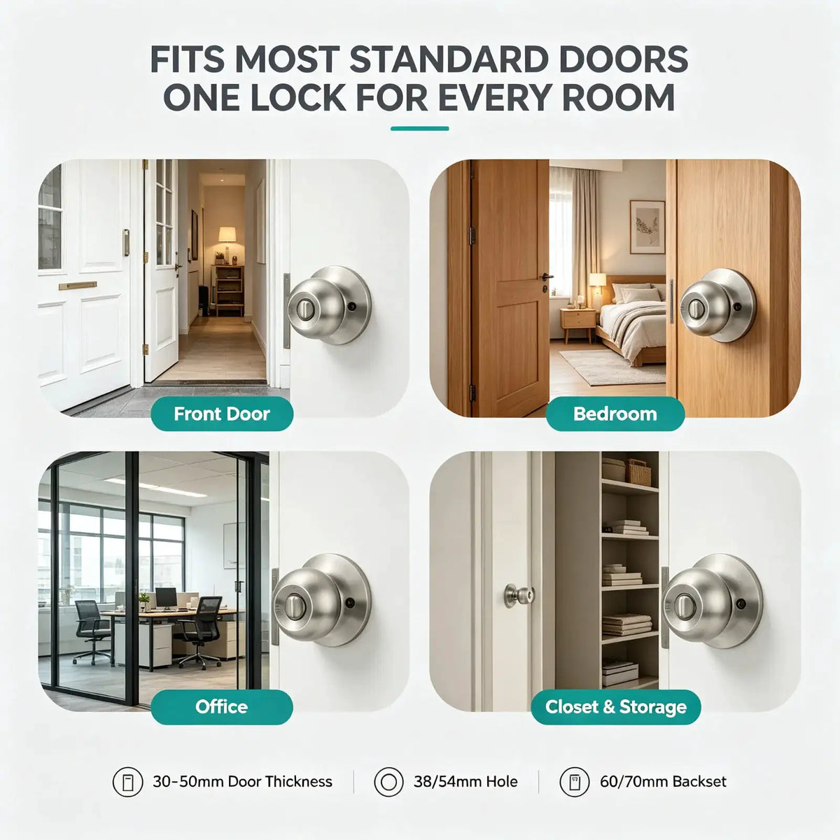 Smart Tuya Fingerprint Interior Lock — product view 5