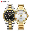 Men's Stainless Steel Business Watch Luxury Timepiece