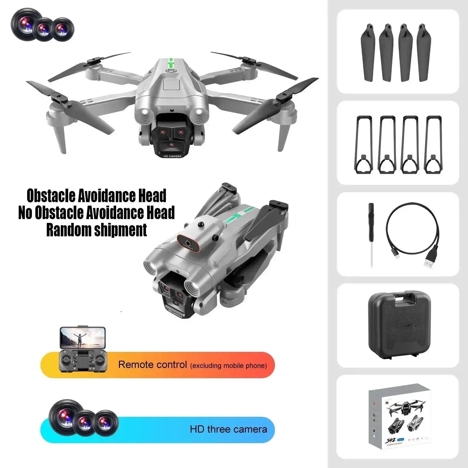 Foldable Mini RC Drone With 4K Camera And WiFi Control