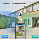 4K Dual Lens Security Camera for Homes