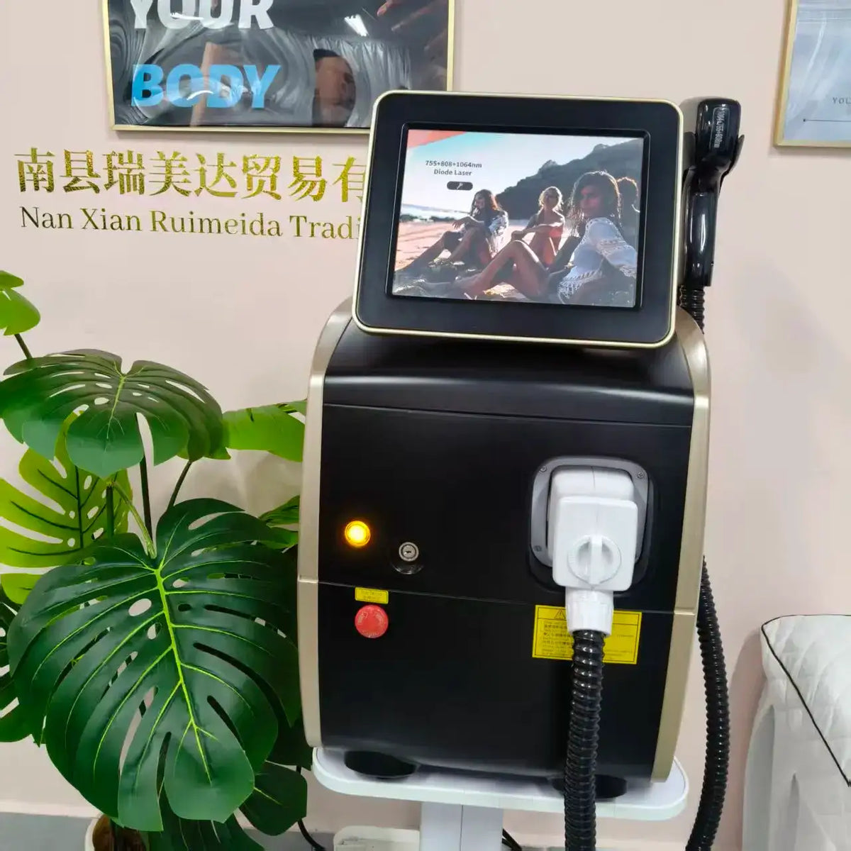 Factory 808nm 755 1064 Diode Hair Removal Machine Alexander Ndrit Permanent Hair Removal Cooling Permanent Hair Removal