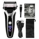USB Rechargeable Electric Shaver Stainless Steel Trimmer