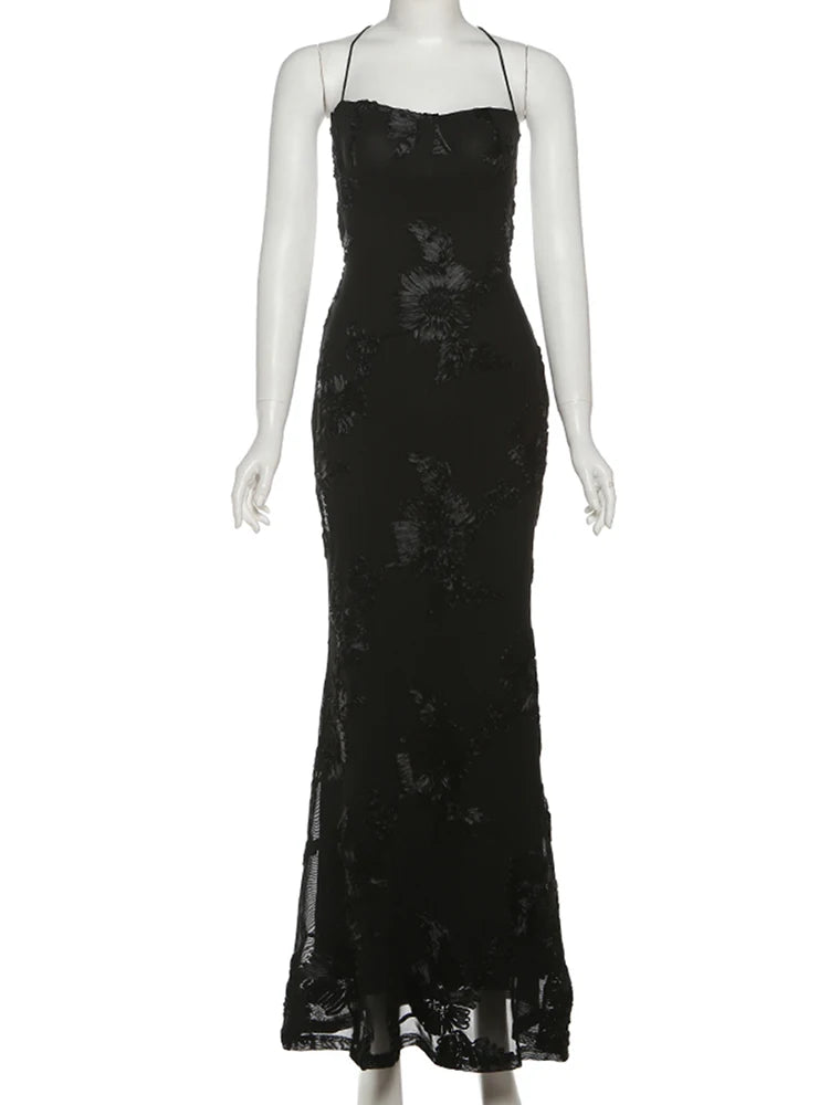 NIBBER Backless Bandage Dress