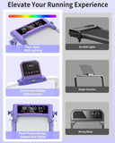 Foldable Walking Pad With Incline RGB Lights And Dual Screen
