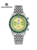 San Martin Chronograph Quartz Watch Stylish Sporty Elegance