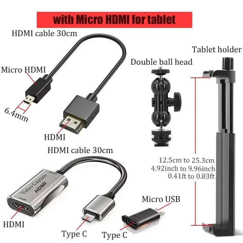 HDMI Adapter for DSLR Filmmaking On Set — Phone Standard HDMI