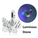 Sterling Silver Charm Firefly Butterfly