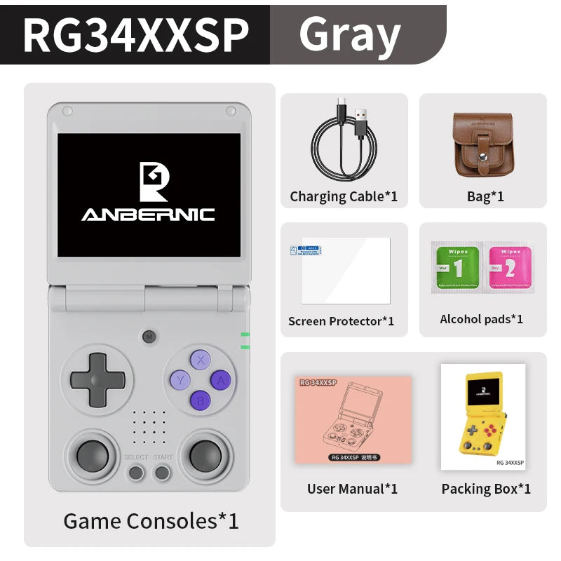 Anbernic Flip Handheld Console Ips