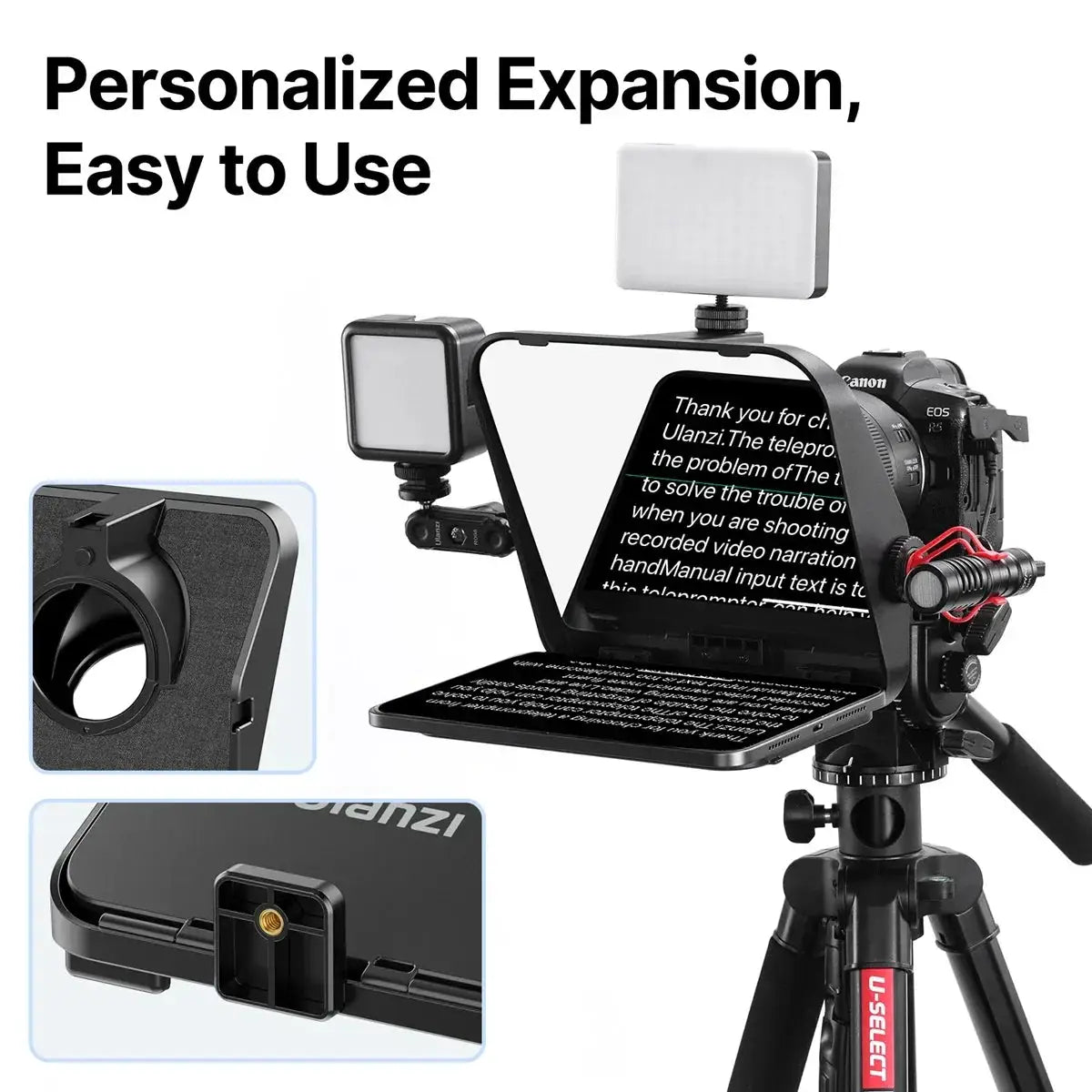 Ulanzi RT02 Universal Teleprompter For DSLR Smartphone