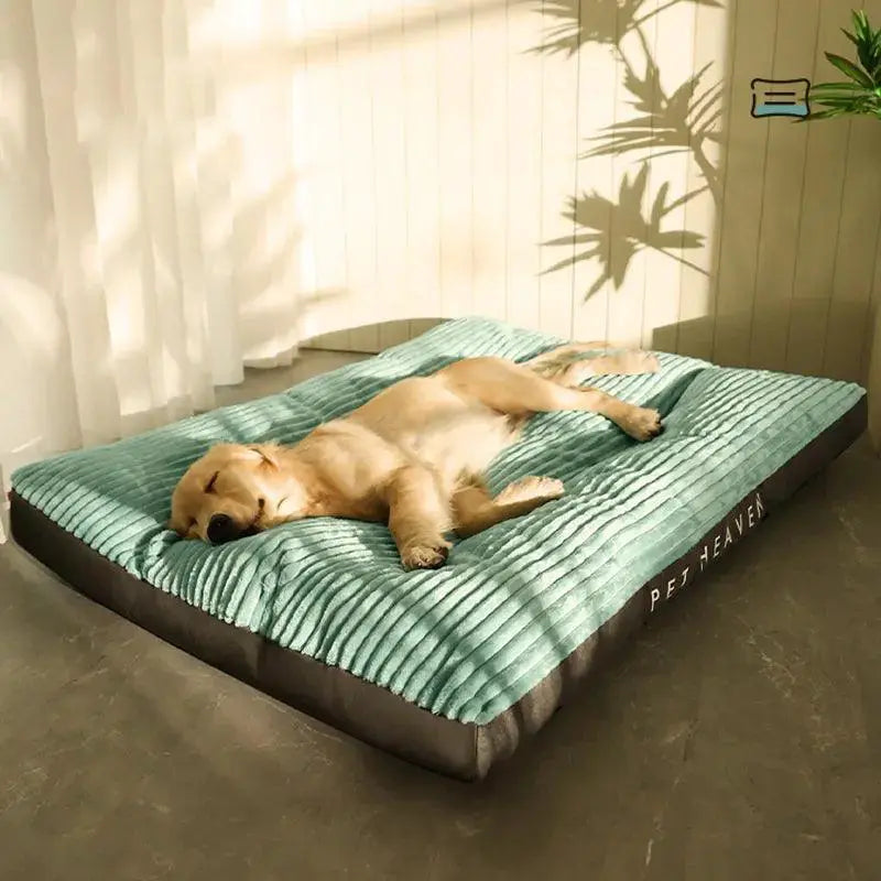 Pet Mat Corduroy Cotton Winter Dog Bed For Large Dogs