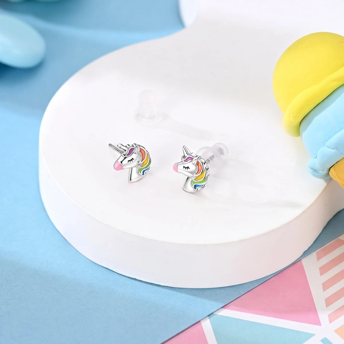 Mula Sterling Silver Girls Earrings