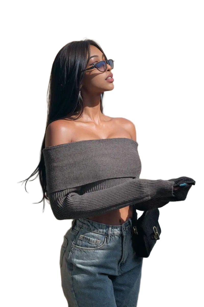 Flattering Off Shoulder Top - Women — product view 1