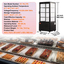 SucceBuy cft Refrigerated Display Case Large Commercial Pastry