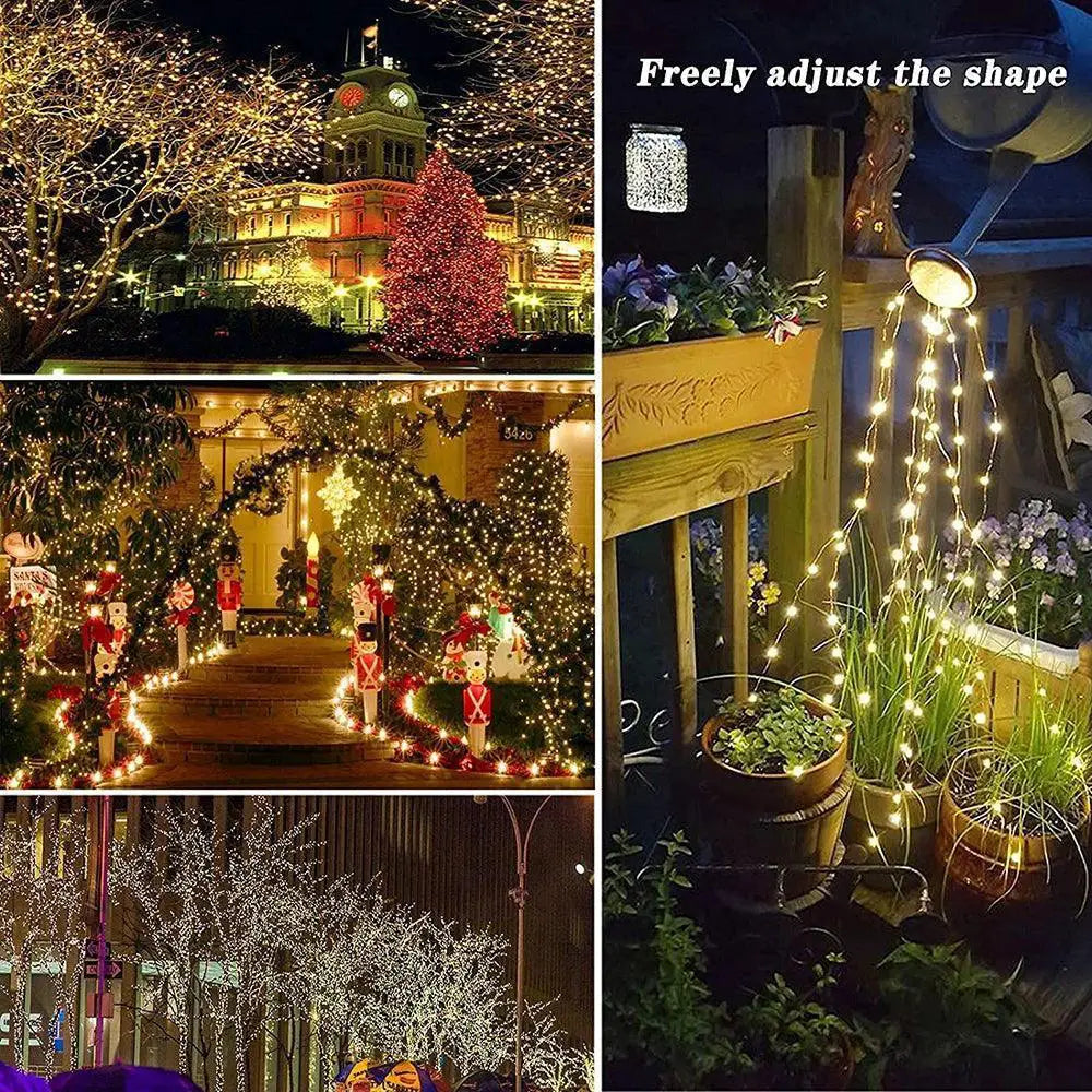 Bright Solar LED Fairy Lights Weatherproof Garden Decor