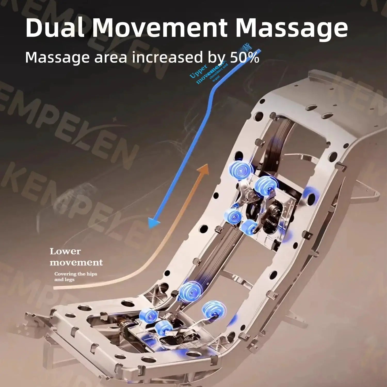 Dual-Core 4-Hand Massage Chair – Full Body Airbag Wrap, Optical Body Scan, Extended SL Track, Deep Leg & Foot Massage