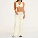 Fitness Set Women Stripes Polka Dot Capri