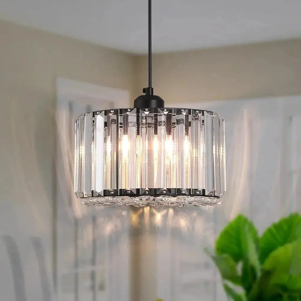Glass LED Pendant Light Ceiling Lamp Adjustable Fixture