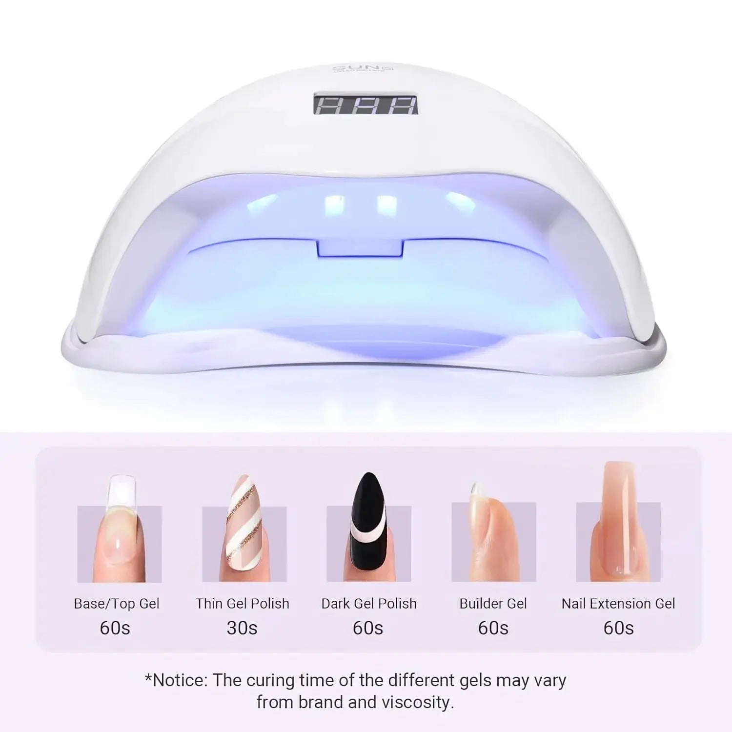 YIKOOLIN UV LED Nail Lamp 48W Fast Gel Dryer For Home Use