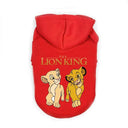 Lion King Anime Print Pet Hoodie for Cats and Dogs