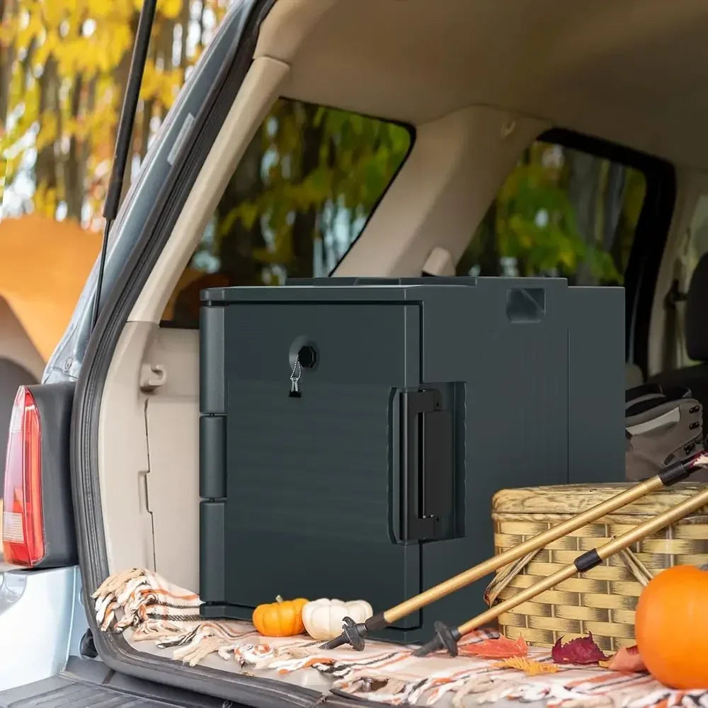 Portable Qt Insulated Food Pan Carrier, Stackable Hot Box — product view 2