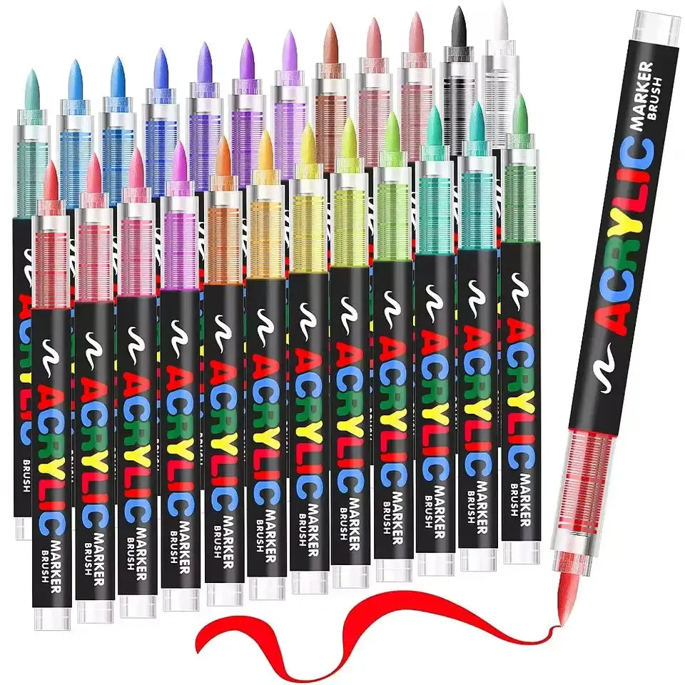 Acrylic Brush Markers — product view 4